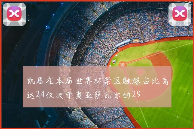 凯恩在本届世界杯禁区触球占比高达24仅次于奥亚萨瓦尔的29