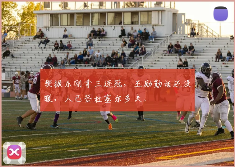 樊振东刚拿三连冠，王励勤话还没暖，人已签杜塞尔多夫。