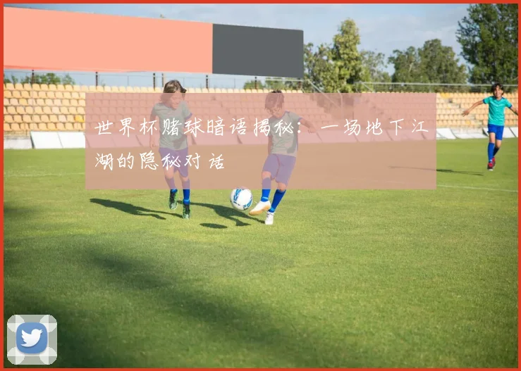 世界杯赌球暗语揭秘:一场地下江湖的隐秘对话